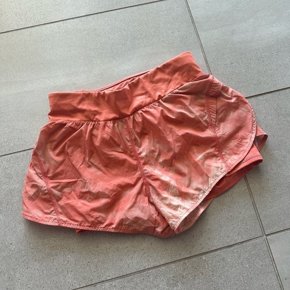 Fabletics Pants - fabletics orange tye die shorts size medium